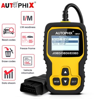 ภาพหน้าปกสินค้าAutophix OM127 OBD2 Scanner JOBD Car Scanner เครื่องสแกนเนอร์อ่านโค้ด สําหรับ For Toyota Honda Nissan ญี่ปุ่น Automotive Diagnostics Tool ที่เกี่ยวข้อง