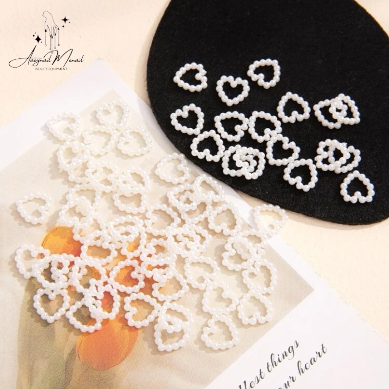 ไข่มุขแต่งเล็บหัวใจ-diy-30ชิ้น
