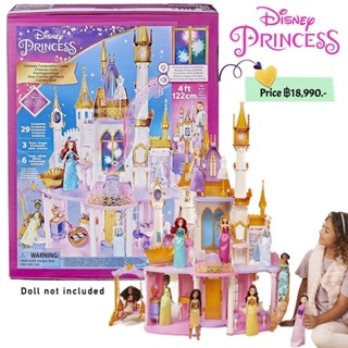 Disney Princess Ultimate Celebration Castle, 4 Feet Tall Doll House with Furniture and Accessories