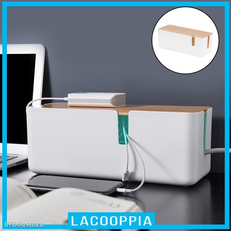 lacooppia-กล่องใส่สายเคเบิ้ลสายไฟสําหรับคอมพิวเตอร์ทีวี