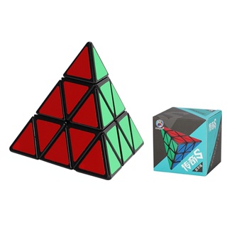 Shegnshou Legend S Pyraminx 3x3 Magic Cube สติกเกอร์สัมผัสเรียบ ลูกบาศก์ความเร็วพีระมินด์