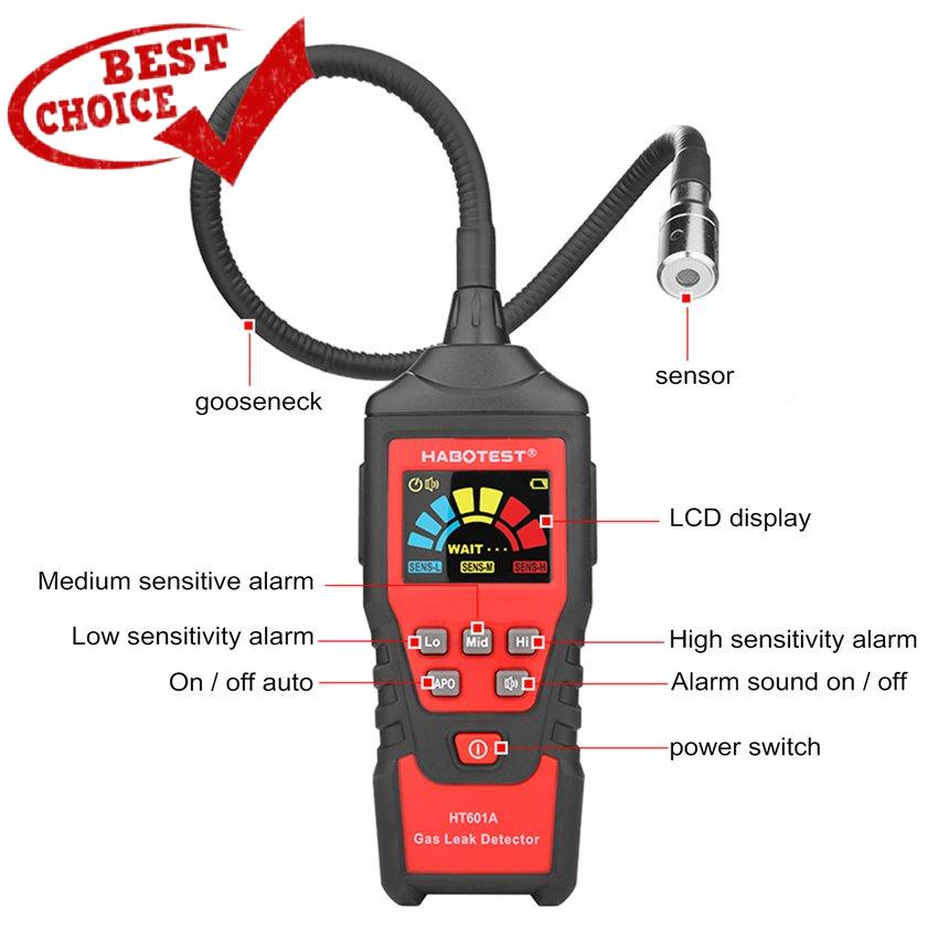 เครื่องตรวจจับการรั่วไหลของแก๊ส-habotest-ht601a-ตําแหน่งการรั่วไหลของก๊าซธรรมชาติ-ไวไฟ