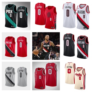 Portland Trail Blazers #0 Damian Lillard Basketball Jersey Mens Sweatshirt NBA Jersey