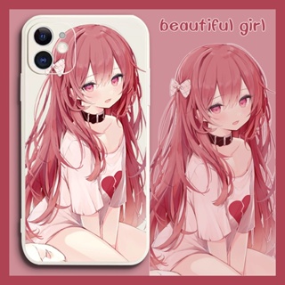 Sick and pretty girl เคสไอโฟน iPhone 14 cover 11 12 pro max iPhone 7 8 14 Plus X Xr Xs Max Se 2020 8พลัส เคส 13 pro max