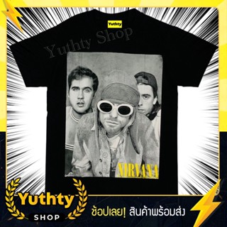 เสื้อยืดเสื้อวง NIRVANA COBAIN เสื้อยืดแฟชั่นวินเทจ90 ไม่มีตะเข็บข้าง ใส่ได้ทั้งชายและหญิง_17