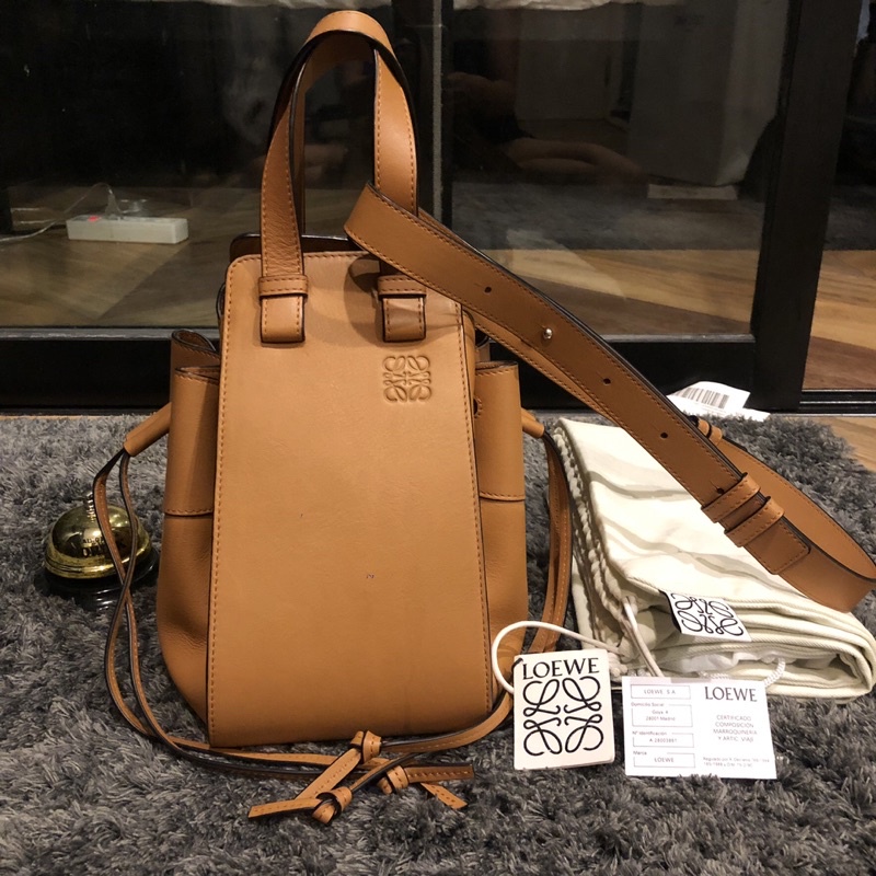 Loewe hammock mini light caramel new arrivals
