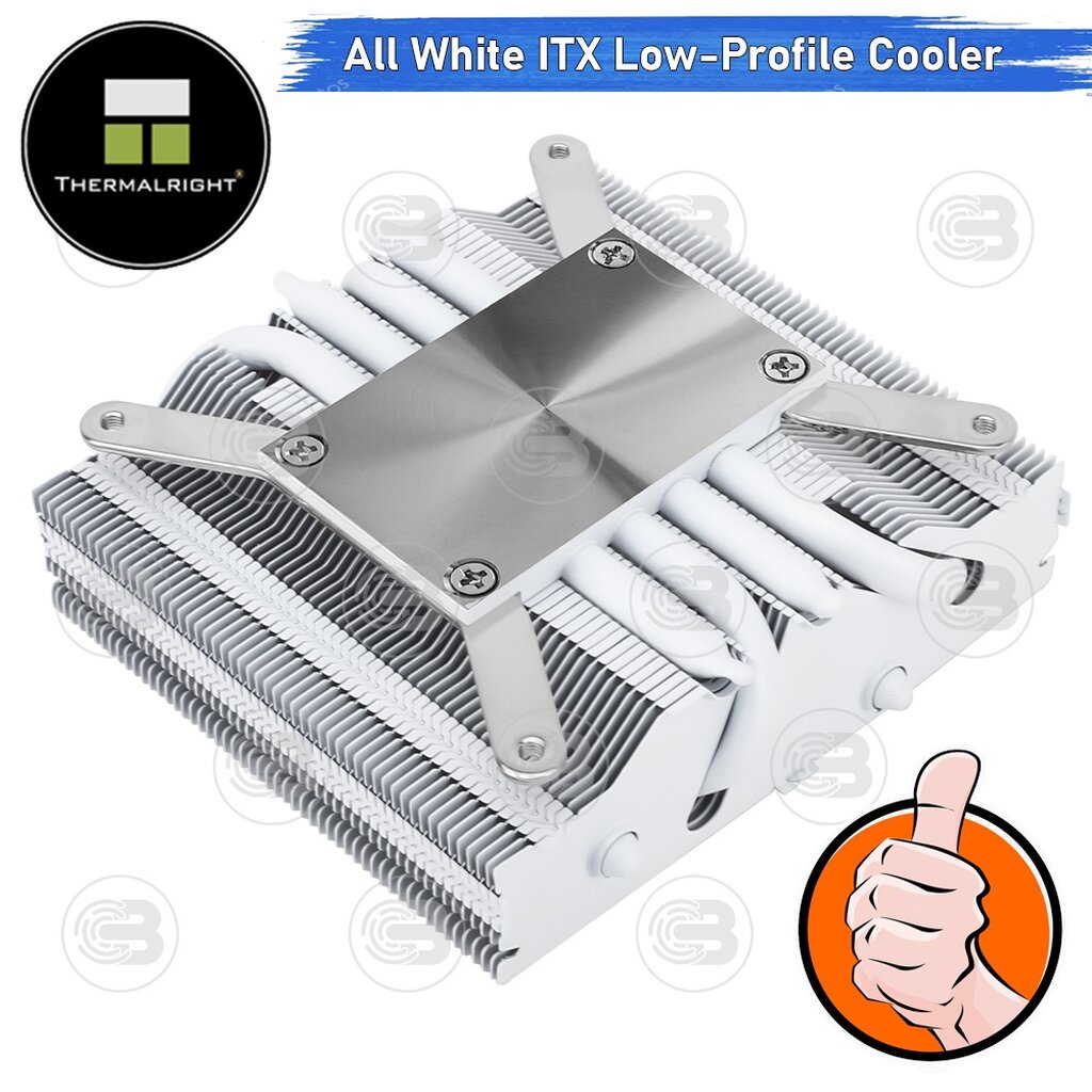 coolblasterthai-thermalright-axp90-x53-white-low-profile-cpu-cooler-with-4-heatpipes-ประกัน-6-ปี