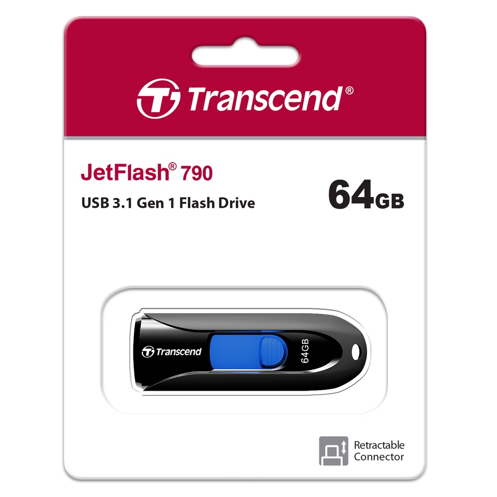 Transcend USB 3.1 Gen 1 Flash drive 64GB : JF790K : USB Type-A : รับ ...