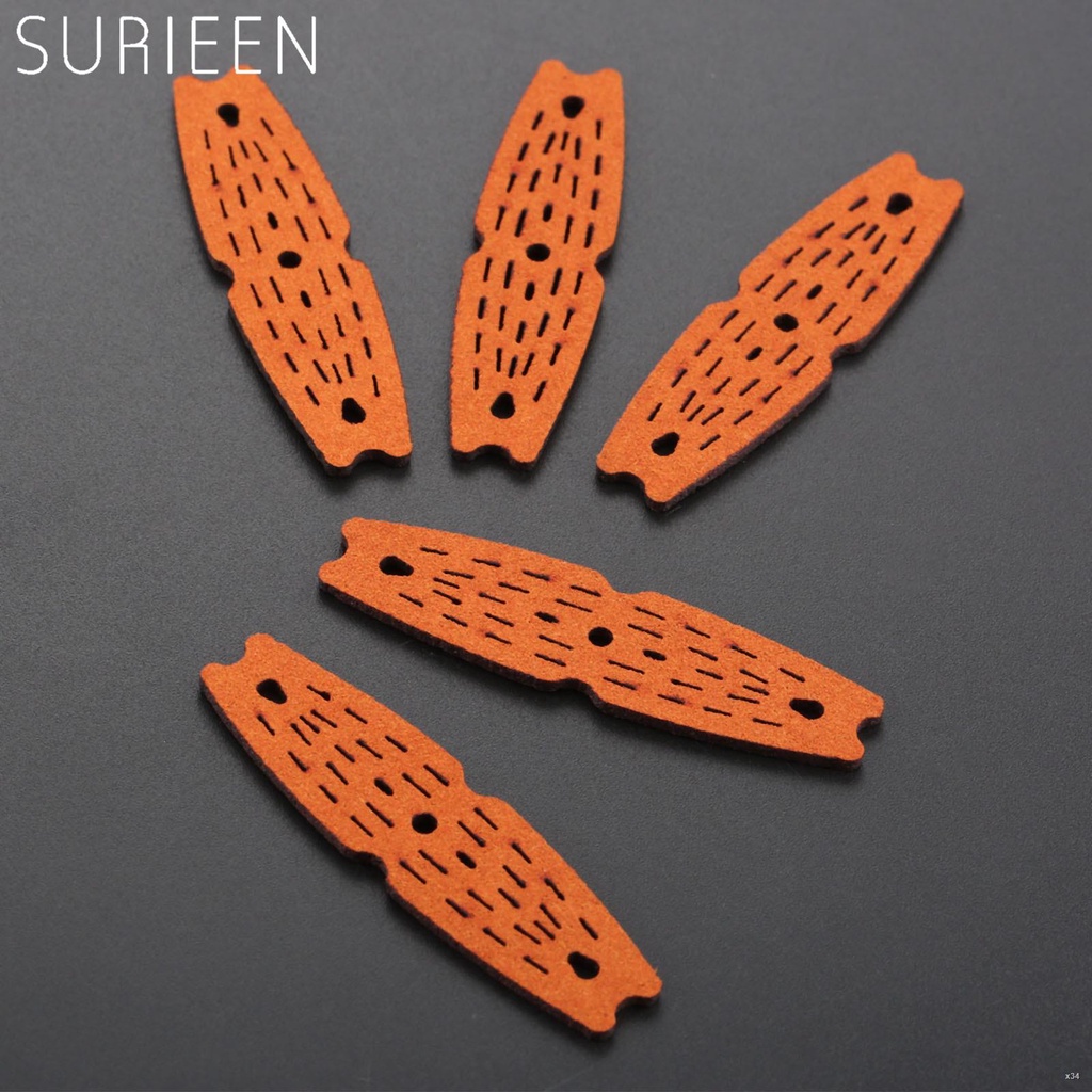 “พร้อมส่ง” 5pcs Brown Slingshot Pouches Pouch Microfiber Leather With