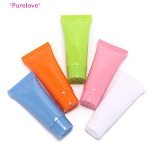 Purelove&gt; 5pcs cosmetic soft tube 5ml plastic lotion containers empty refilable bottles new