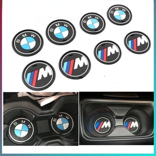 แผ่นรองแก้วน้ํา กันลื่น สําหรับ BMW M3 M5 M6 X1 X3 X5 X6 E34 E39 E36 2 ชิ้น