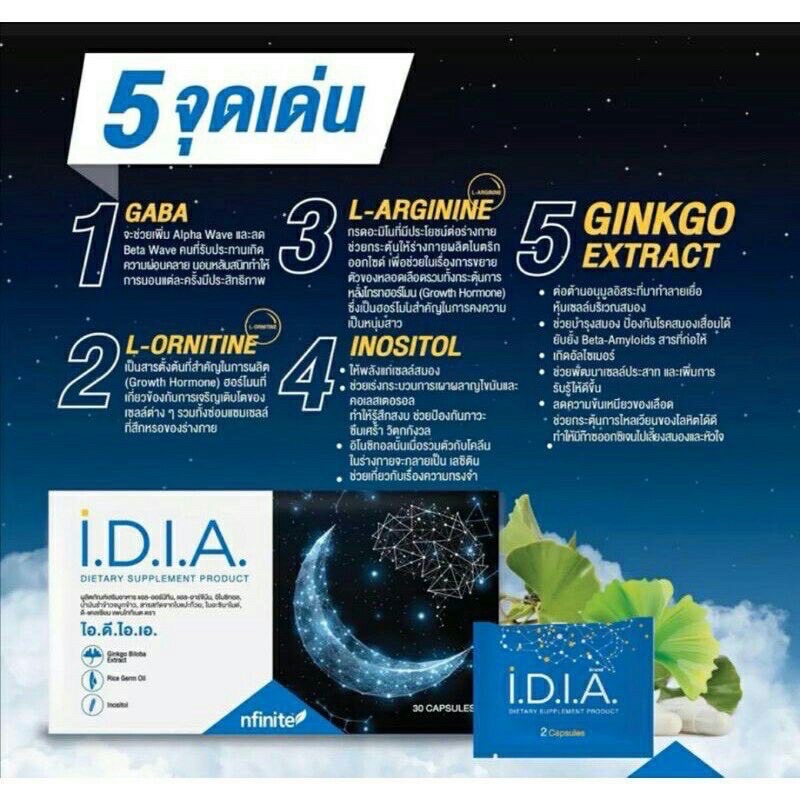 idia-legacy-ตัวช่วยในการนอนหลับสนิท-สินค้าราคาพิเศษ-ทางร้านเป็นตัวแทนจำหน่าย