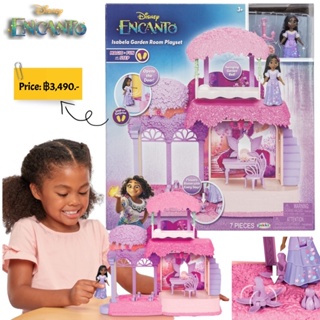 Disney Encanto Isabelas Garden Room Playset Includes Isabela Doll Figure - Flowers Bloom with Every Step!