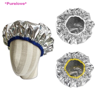 Purelove&gt; Aluminum Foil Waterproof Ultrathin Bath Hoods Dry Shower Cap Baking  Hair Cap new