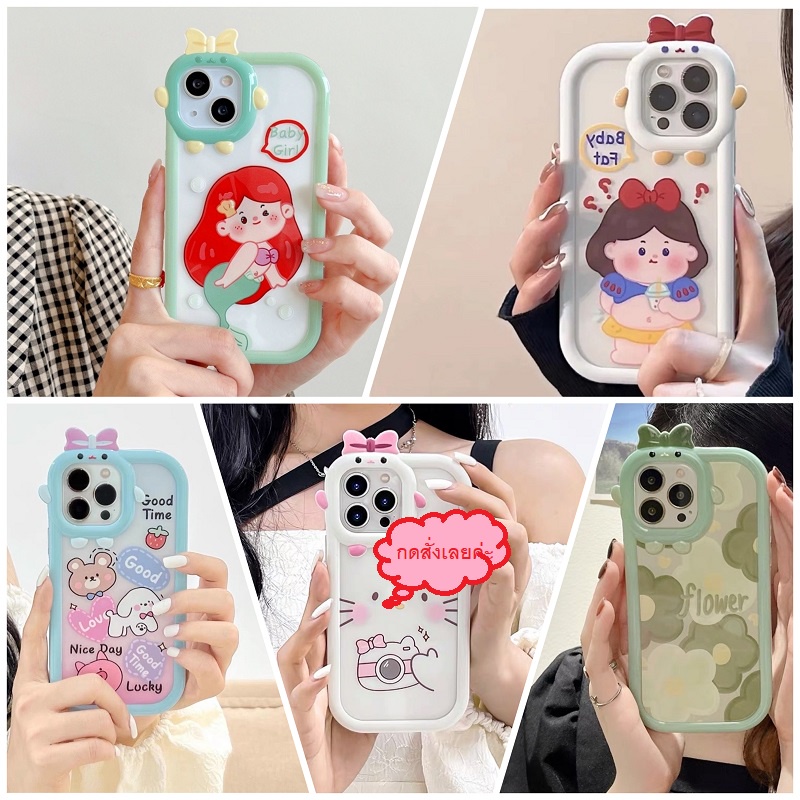 เคสกล้องโบว์-เคส-case-i11-12-13-11-12-13-pro-max-13-pro-เคสโทรศัพท์-เคสใสกันกล้อง-เคสราคาถูก