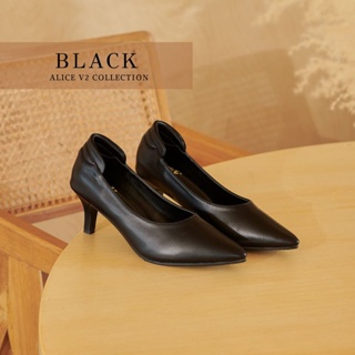 รองเท้า Finest Shoes : Alice Heels V.2 - Black