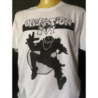 เสื้อยืดเสื้อวงนำเข้า Operation Ivy Rancid Tim Armstrong Transplants Ska Punk Rock Style Vitage T-Shirt Gildan_22