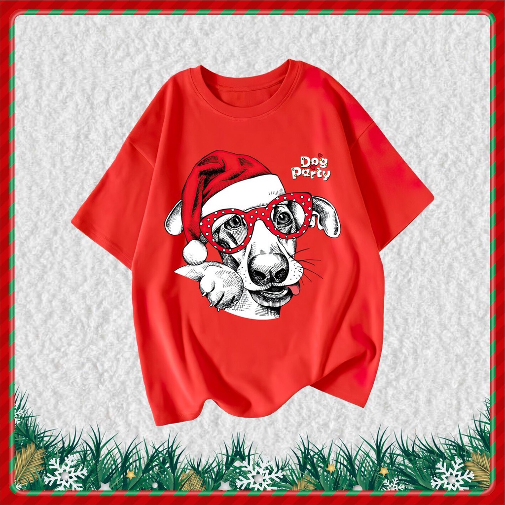 merry-christmas-เสื้อยืดคริสต์มาส-เสื้อยืดครอบครัว-เสื้อยืดเด็ก-h-003-เสื้อยืดคริสต์มาส-ซานต้า-ชุดครอบครัวพ่อแม่ลูก-เสื