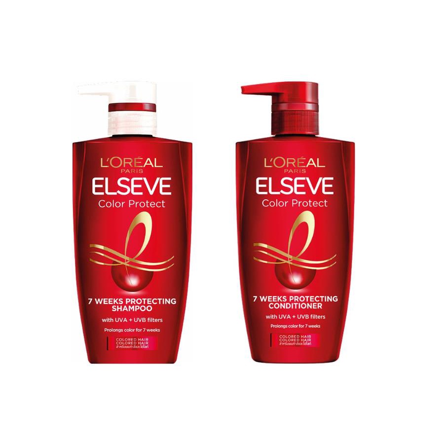 L'OREAL PARIS COLOR PROTECT 7 WEEKS SHAMPOO&CONDITIONER (450 ML