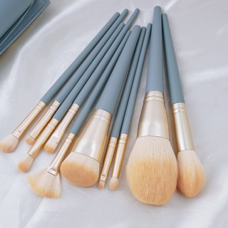 10ชิ้น เซ็ตแปรงแต่งหน้า แปรงปัดแก้ม ขนนุ่ม Makeup Brush