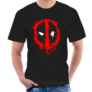 เสื้อยืดผ้าฝ้ายพรีเมี่ยม เสื้อแขนสั้น ผ้าฝ้าย สวมใส่สบาย ลาย Deadpool085811 เสื้อยืด NEcfck52PFefan16 สําหรับผู้ชาย