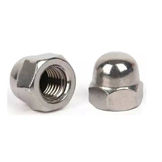 หัวน็อตหมวกสแตนเลส 304(A2) CAP NUT  ***ราคาต่อแพ็ค***