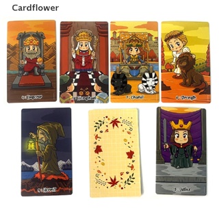 &lt;Cardflower&gt; 12*7CM Autumn Miss Tarot Cards Prophecy Divination Deck Family Party Board Game On Sale