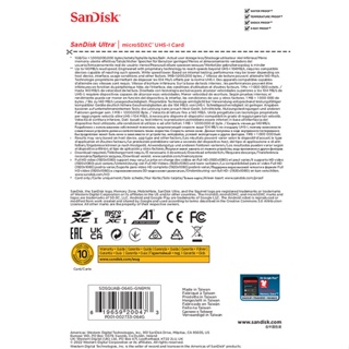 ภาพขนาดย่อของภาพหน้าปกสินค้าSANDISK เมมโมรี่การ์ด Micro SD card Ultra 64 GB  Class10 A1 U1 memory card โทรศัพท์ มือถือ แท้ (SDSQUAB-064G) จากร้าน memoryme_official_shop บน Shopee