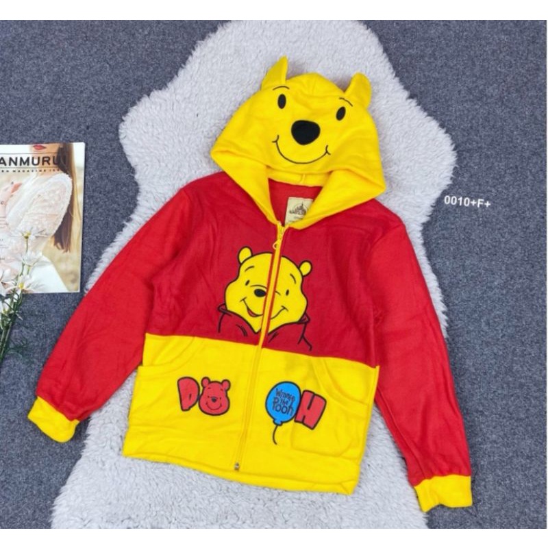 ส่งฟรีจ้า-เสื้อกันหนาวเด็กลายการ์ตูน-ลายหมีพูห์-pooh