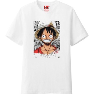 เสื้อยืด Uniqlo UT เสื้อยืดแขนสั้น คอกลม พิมพ์ลาย One Piece Juvenile Jump_23