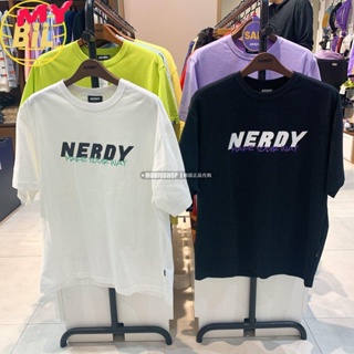 LIFE BIL เสื้อยืดคู่รัก เสื้อยืดคู่รัก  เสื้อยืดทรงหลวมสไตล์เกาหลี Nerdy สําหรับคู่รัก