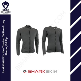 BBMarine Sharkskin v.2 Titanium Chillproof Longsleeve Fullzip