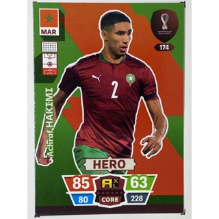 การ์ดนักฟุตบอล Achraf Hakimi ฟุตบอลโลก world cup 2022 การ์ดสะสม Morocco การ์ดนักเตะ โมร็อกโก โมรอคโค