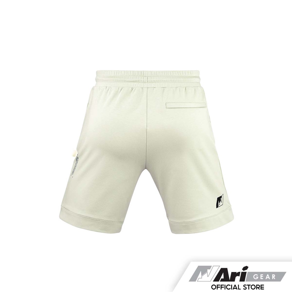 ari-ezy-shorts-warm-grey-black-กางเกงขาสั้น-อาริ-อีซี่-สีทาอ่อน