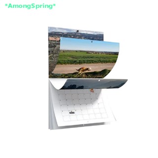 AmongSpring> 2023 Calendar Funny Calendar Dog Pooping Wall Calendar Pooches Calendar new