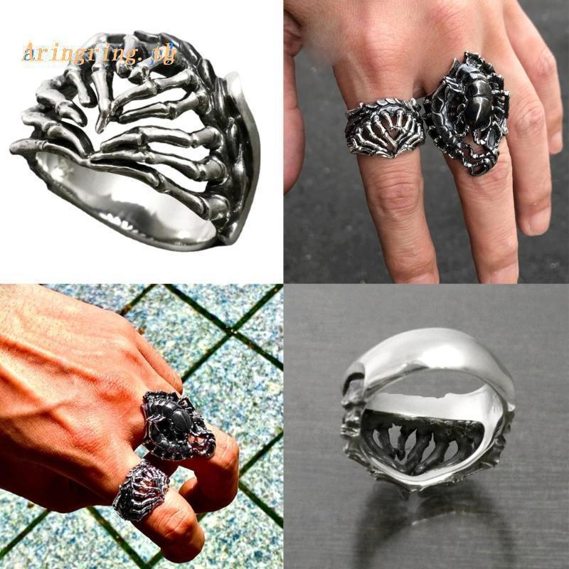 arin-แหวนสวมนิ้วมือ-รูปกรงเล็บ-ปรับได้-เครื่องประดับ-ของขวัญวันฮาโลวีน-สําหรับผู้หญิง-และผู้ชาย