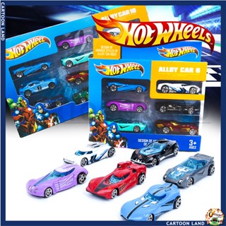 โมเดลรถเหล็ก hot wheels alloy  โมเดลรถฮีโร่ ชุด6คัน / ชุด10 คัน