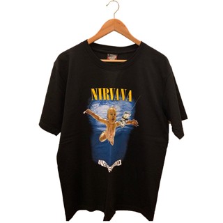 เสื้อยืดชาย เสื้อครอปสายฝอ เสื้อยืดโอเวอร์ไซส์เสื้อวงNIRVANA ส่งฟรี ผ้ายืด ใส่สบาย แต่งตัวง่ายS-3XL_14