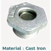 "STEEL-CITY" HOt Dip Galvanized Drain-Plug   **ราคาต่อ1ชิ้น***  (สามารถออกใบกำกับภาษีได้ค่ะ)