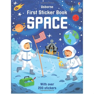 First Sticker Book Space Paperback First Sticker Books English With over 200 stickers