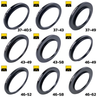ภาพขนาดย่อของภาพหน้าปกสินค้าแหวน Step Up Ring ทุกขนาด ( แหวนแปลง หน้าเลนส์ ฟิลเตอร์ 37mm 46mm 49mm 52mm 55mm 58mm 62mm 67mm 72mm 77mm 82mm ) จากร้าน geekster บน Shopee ภาพที่ 1