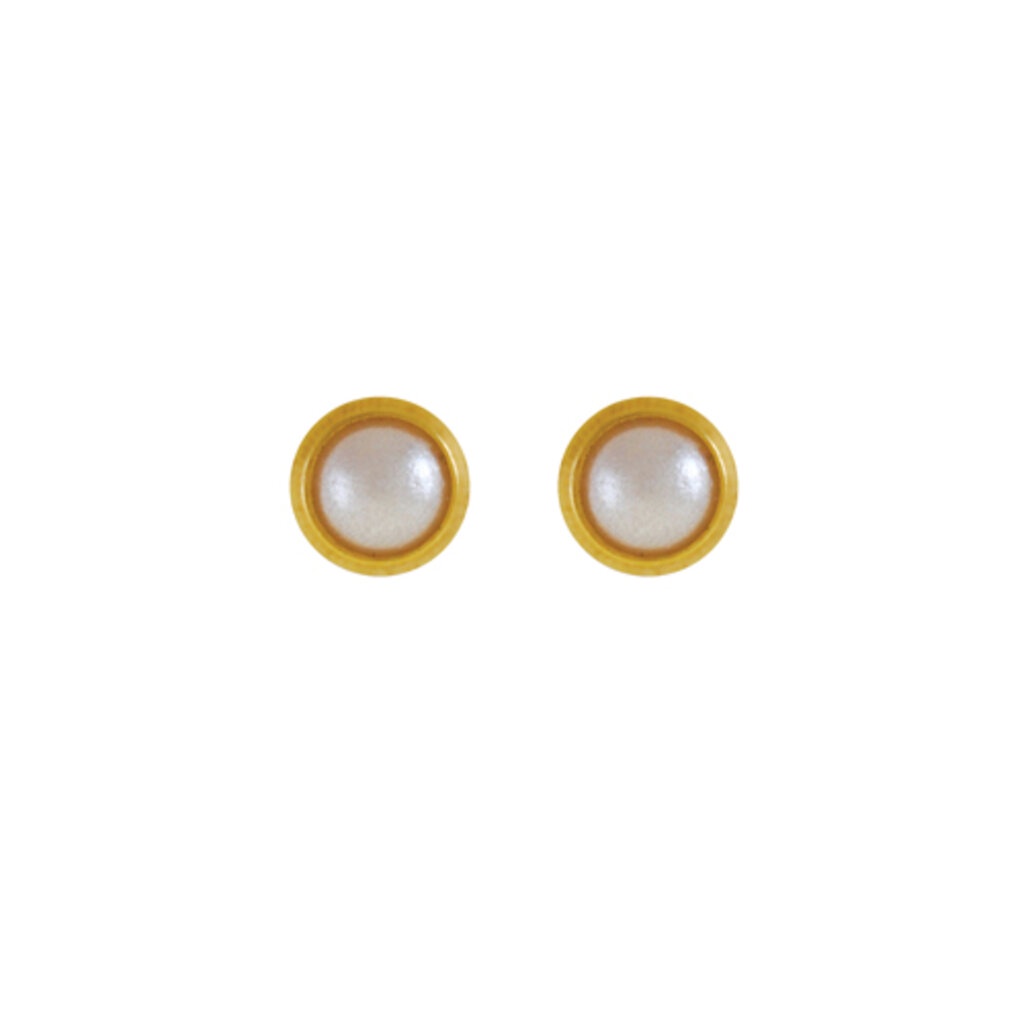 สำหรับเจาะ-sterile-bezel-3mm-white-pearl-ก้านสีทอง-ปลอดภัย-100-std042