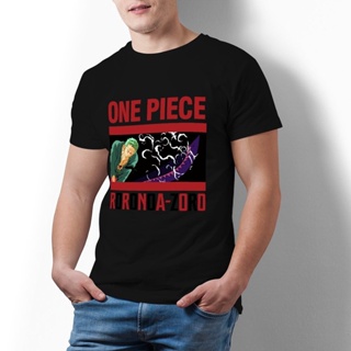 เสื้อยืดวินเทจ Bandai Roronoa Zoro เสื้อยืด One Piece ผ้าฝ้ายอินเทรนด์เสื้อยืดแขนสั้นพิมพ์ชุดลําลองสําหรับผู้ชายชาย_24