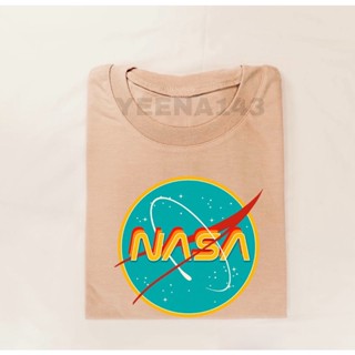 NASA (สีเขียว) ยูนิเซ็กซ์ สุนทรียศาสตร์ แถลงการณ์ TSHIRT TEES @2m_59