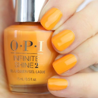 OPI Infinite Shine - No Tan Lines ยาทาเล็บกึ่งเจล สีส้มสดใส แท้ 100%