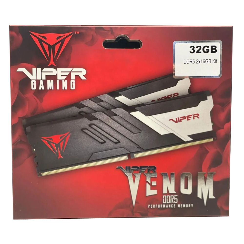 Kit RAM Patriot Viper Venom 16 Go (2x8 Go) DDR5 6400 MHz – PVV516G640C32GK