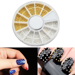 【AG】Metal Bead Multi-use Fashionable Manicure 3D Nail Art for DIY Decoration