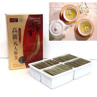 [สินค้าของแท้100% พร้อมส่ง] KOREAN ONE GINSENG TEA ชาโสมเกาหลี(แบบชง) 1กล่องบรรจุ 100ซอง