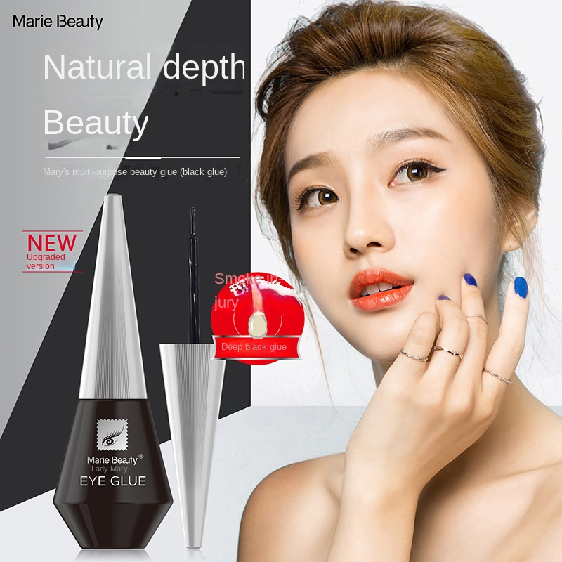 marie-beauty-กาวติดขนตาปลอม-อเนกประสงค์-ฝาปิดสีเงิน-สีดํา-ติดทนนาน