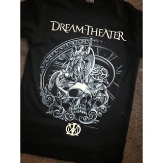 ผ้าฝ้าย 100% 273 Dream Theater ROCK เสื้อยืด เสื้อวง เสื้อดำ สกรีนลายอย่างดี ผ้าหนานุ่ม ไม่หดไม่ย้วย  T SHIRT S M_18